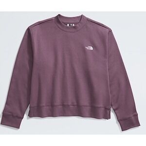 New $55 The‎ North Face Women's Evolution Fleece Crewneck Sweatshirt Mauve XL